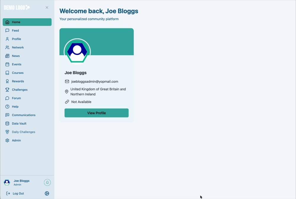The member-facing dashboard should be reviewed after the first successful login.