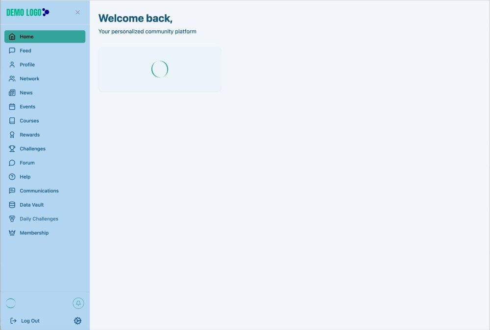 The updated member-facing portal reflects the revised dashboard image and branding.